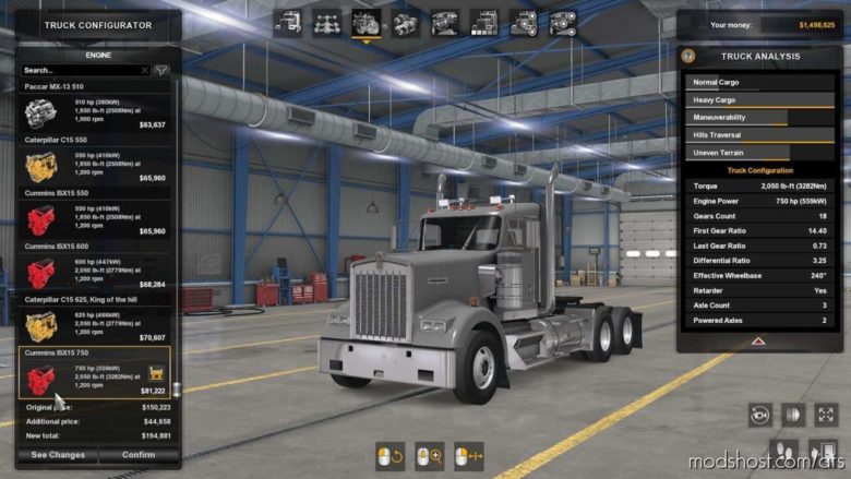 ALL In ONE Engines, Chassis, Transmissions for American Truck Simulator