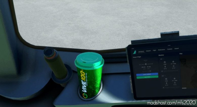 Vive 100 Coffee CUP for Microsoft Flight Simulator 2020