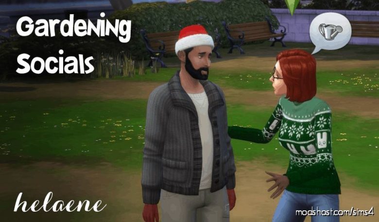 Helaene – Gardening Social Interactions for The Sims 4