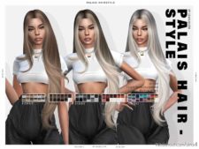 Palais Hairstyle for The Sims 4