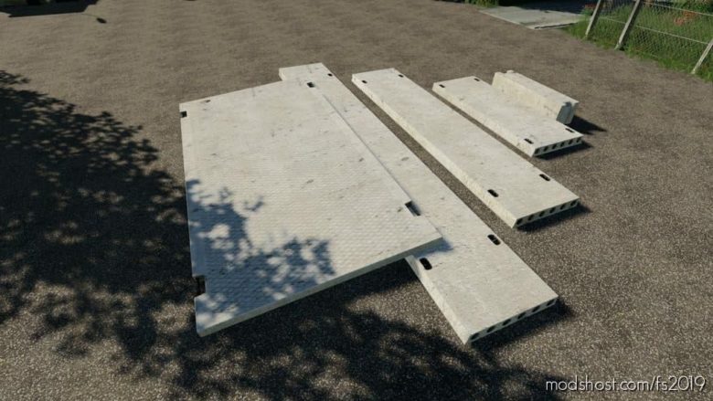 Concrete Slabs Pack for Farming Simulator 19