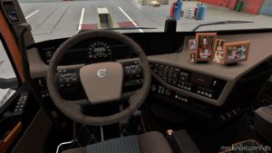 Beige Interior Volvo FH16 2012 V0.9 for American Truck Simulator