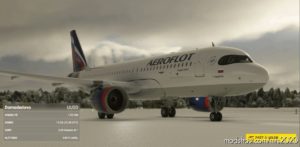 MSFS 2020 A320neo Livery Mod: Aeroflot 2019 “Brand Image” (Based ON A350) A320Neo 8K V2.0 (Image #3)