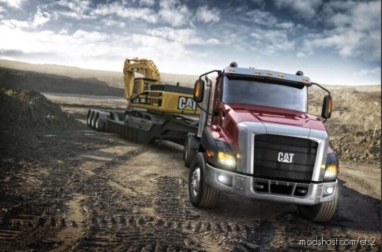 ETS2 Caterpillar Truck Mod: CAT CT660 1.39 - 1.40 (Featured)