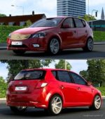 ETS2 Kia Car Mod: Ceed 2006 V4.0 1.40 (Image #2)