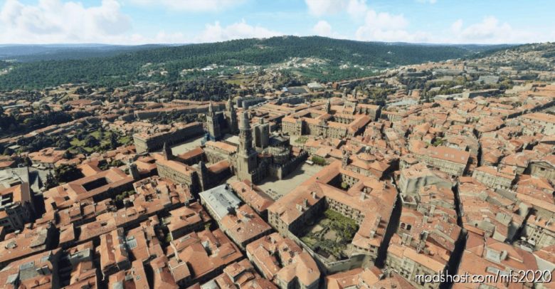 Santiago DE Compostela, Galicia, Spain for Microsoft Flight Simulator 2020