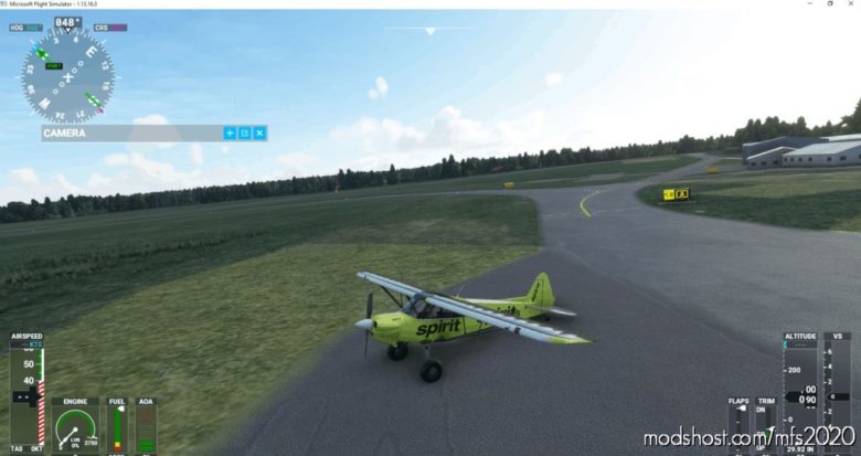 CUB Crafter X-Cub Spirit Airlines Livery for Microsoft Flight Simulator 2020