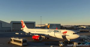 MSFS 2020 Airbus Livery Mod: PMP Airbus A330-300 – ČSA Czech Airlines (Image #3)