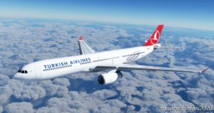 MSFS 2020 Turkey Livery Mod: PMP A333 Turkish Airlines (Image #3)