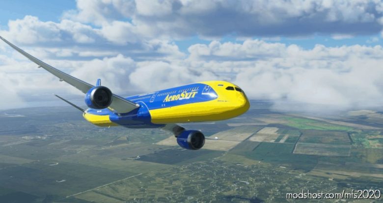 Aerosvit Ukrainian Airlines B787-10 Livery for Microsoft Flight Simulator 2020