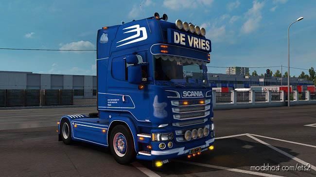 Scania R580 DE Vries [1.40] for Euro Truck Simulator 2