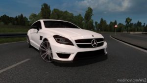 ETS2 Mercedes-Benz Car Mod: CLS 63 AMG Shooting Brake 1.39 (Image #3)