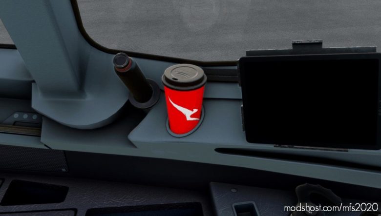 Qantas | A32NX Coffee CUP V1.1 for Microsoft Flight Simulator 2020
