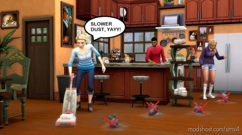 Bust The Dust Tweaks for The Sims 4