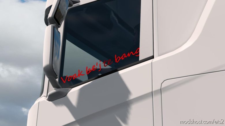 NG Scania Animated Window Sticker [1.40] for Euro Truck Simulator 2
