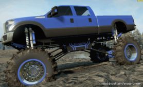 SnowRunner Car Mod: Bbcustoms F-350 Diesel Mega MUD Truck V1.6.9 (Image #3)