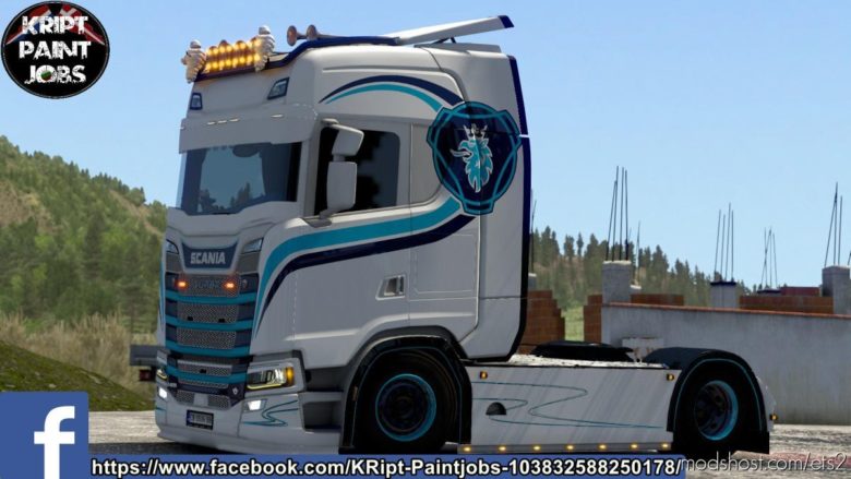 Scania S Blue Lines for Euro Truck Simulator 2
