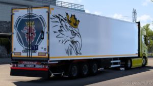Fruehauf Iceliner Trailer With Scania Skin [1.40] for Euro Truck Simulator 2