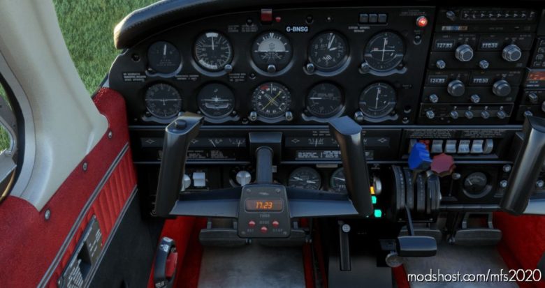 Piper PA28R Arrow III (Justflight) – Better Cameras for Microsoft Flight Simulator 2020