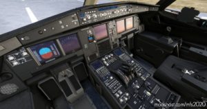 MSFS 2020 A320 Mod: NX FBW – Black Cockpit And Blue Lighting (Image #2)