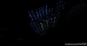 MSFS 2020 A320 Mod: NX FBW – Black Cockpit And Blue Lighting (Image #3)