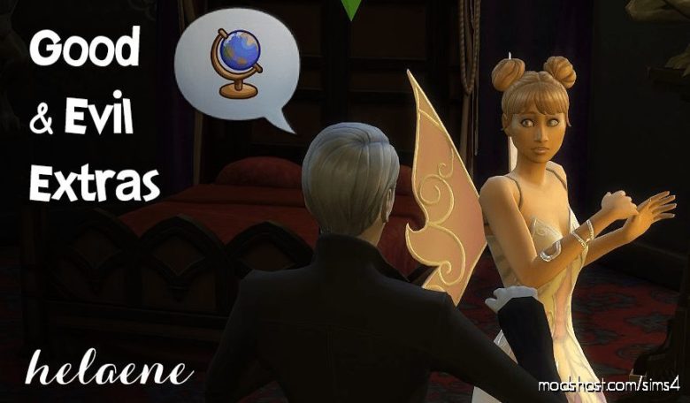 Helaene – Trait Extras: Good & Evil (Interactions And LOT Traits) for The Sims 4