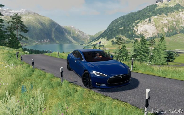 Tesla Model S for Farming Simulator 19