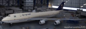 MSFS 2020 Boeing Livery Mod: 747-8F Saudia Cargo (4K) – NO Logo Mirroring (Image #3)