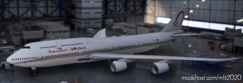 Boeing 747-8 BBJ Morocco Government (4K) – Mirroring for Microsoft Flight Simulator 2020