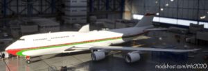 MSFS 2020 Boeing Livery Mod: 747-8 BBJ Royal Oman (4K) (Image #2)