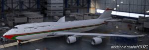 MSFS 2020 Boeing Livery Mod: 747-8 BBJ Royal Oman (4K) (Image #3)