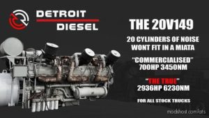 Detroit Diesel 20V149 [1.39 – 1.40] for American Truck Simulator