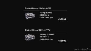 Detroit Diesel 20V149 for American Truck Simulator
