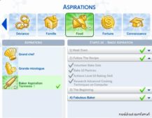 Sims 4 Mod: World-Famous Baker Aspiration (Image #3)