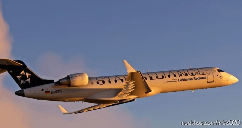 [4K] CRJ700 Lufthansa Star Alliance D-Acps for Microsoft Flight Simulator 2020