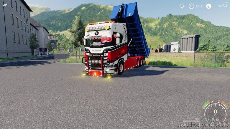 Scania Hooklift for Farming Simulator 19