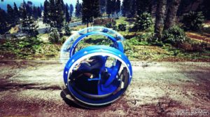 GTA 5 Vehicle Mod: Jurassic World Gyrosphere (Image #2)