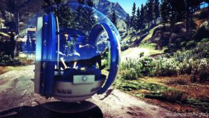 GTA 5 Vehicle Mod: Jurassic World Gyrosphere (Image #3)