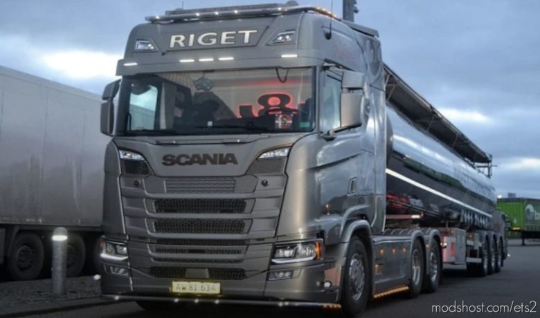 Scania S&R 2016 Open Pipe V2.0 for Euro Truck Simulator 2