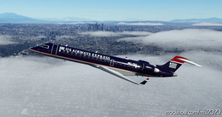 US Airways Express CRJ 700 – 8K for Microsoft Flight Simulator 2020