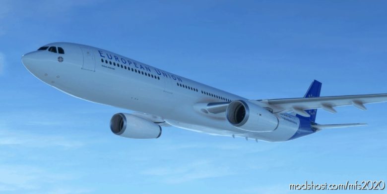 PMP Airbus 330-300 European Union (EU) Concept Livery for Microsoft Flight Simulator 2020