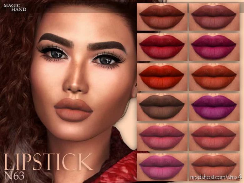 Lipstick N63 for The Sims 4