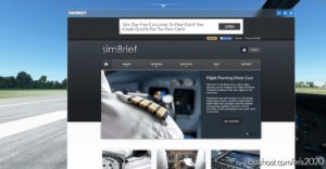 MSFS 2020 Mod: Simbrief In-Game Panel WIP V1.4 (Image #2)