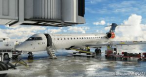 MSFS 2020 8K Livery Mod: CRJ 700 – Scandinavian Airlines (SAS) “OLD” Style – 8K Ultra Quality V1.0.5 (Featured)