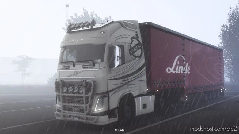 Cold Rain [1.40] for Euro Truck Simulator 2