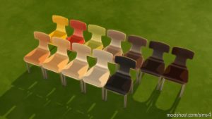 Sims 4 Object Mod: Littledica Fixed Chairs And Stools For Bunk BED Update (Image #2)