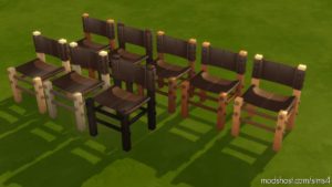 Sims 4 Object Mod: Littledica Fixed Chairs And Stools For Bunk BED Update (Image #9)