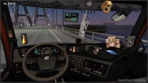 Dark Interior Volvo FH16 2012 V0.9 for Euro Truck Simulator 2