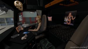 ETS2 Volvo Mod: Dark Interior Volvo FH16 2012 V0.9 (Image #2)