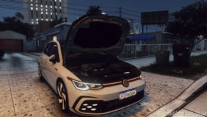 GTA 5 Volkswagen Vehicle Mod: Golf MK8 GTI 2020 (Image #3)